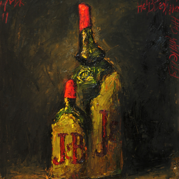 Блудный сын J&B (на тему Рембрандта). 50х40. 2011
